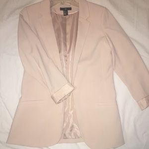 Nude pink h&m blazer